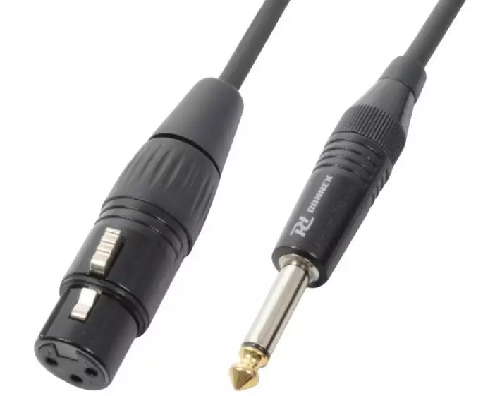 PD Connex CX40-3 XLR 3 Pole, female - Klinke 6.3 mm, male 3 m