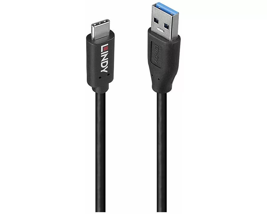 LINDY 1.5m USB 3.2 Type A to C Cable, 10Gbp,s GRS