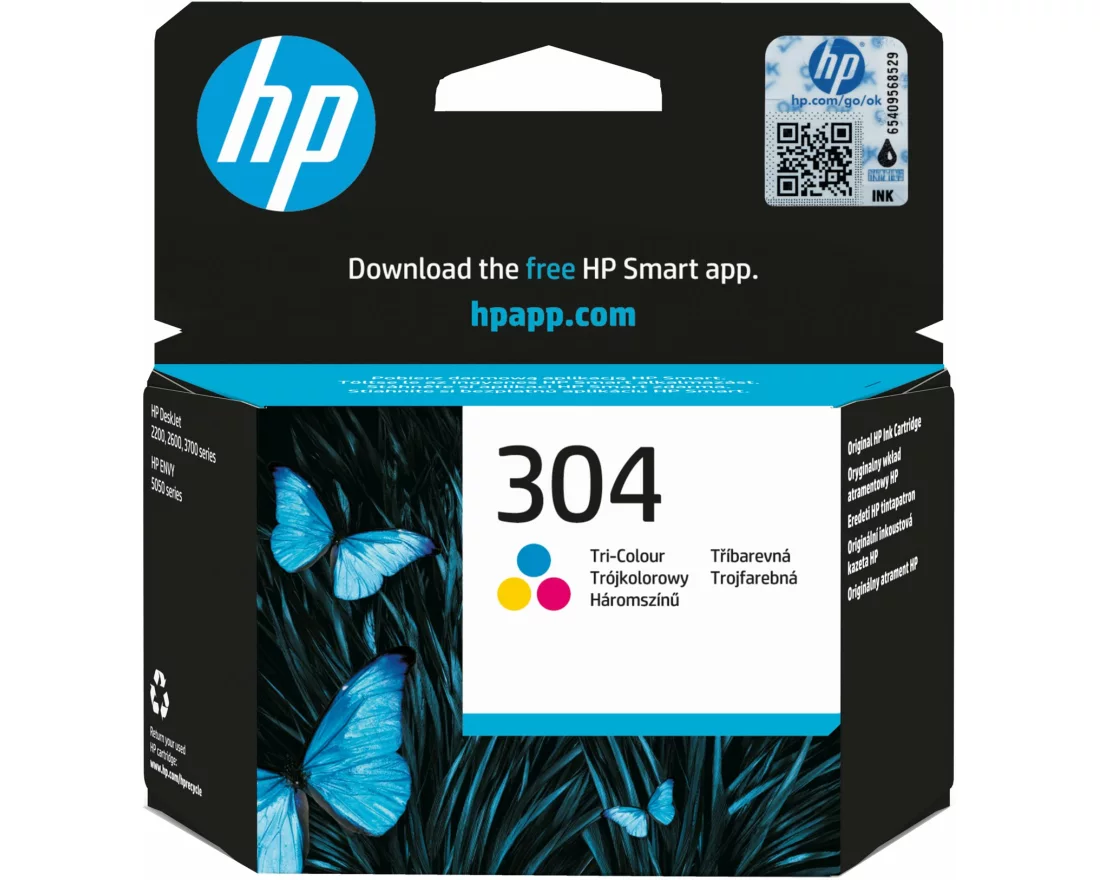 HP 304 Original Ink Cartridge tri-color 100 Pages
