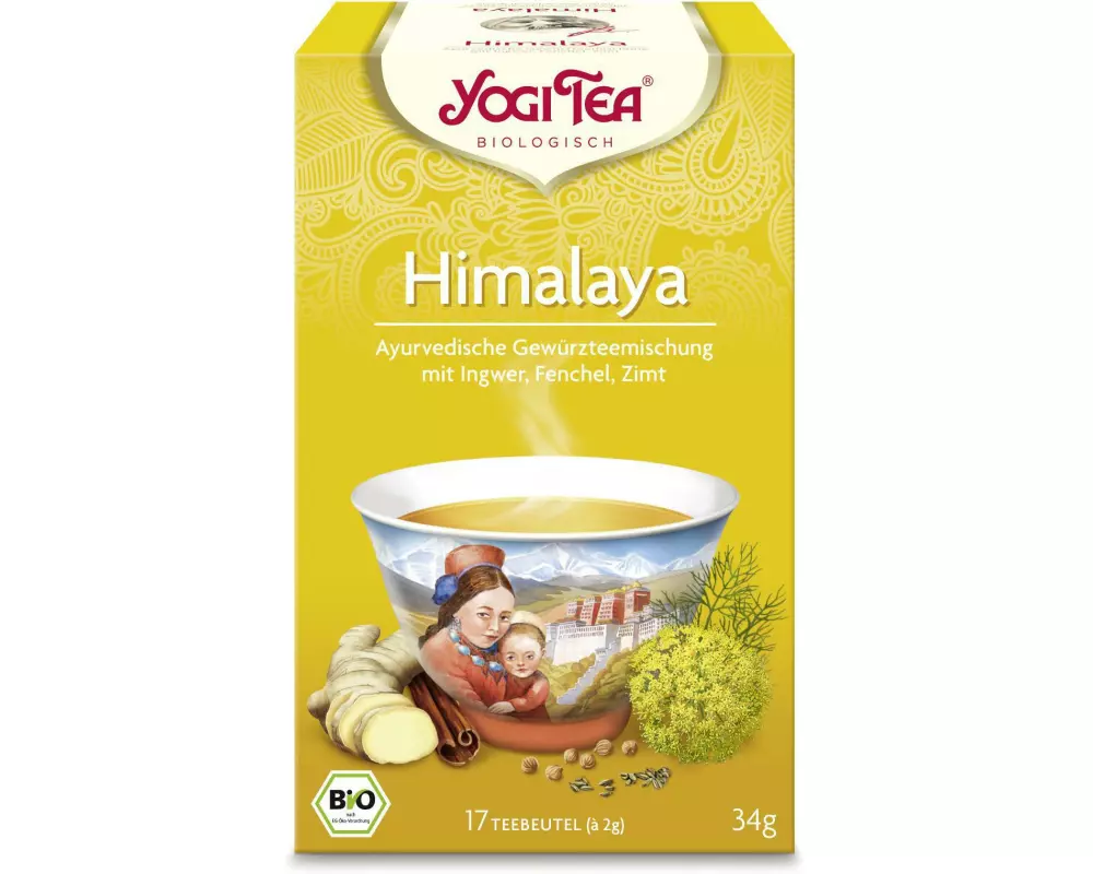 Yogi Tea Teebeutel Bio Himalaya Ginger Harmony 17 Stück