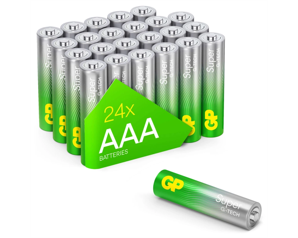 GP Batteries Super Alkaline AAA 24x