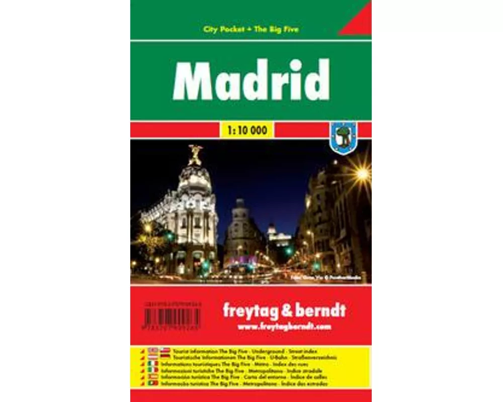 freytag & berndt Innenstadtplan Madrid 1:10.000