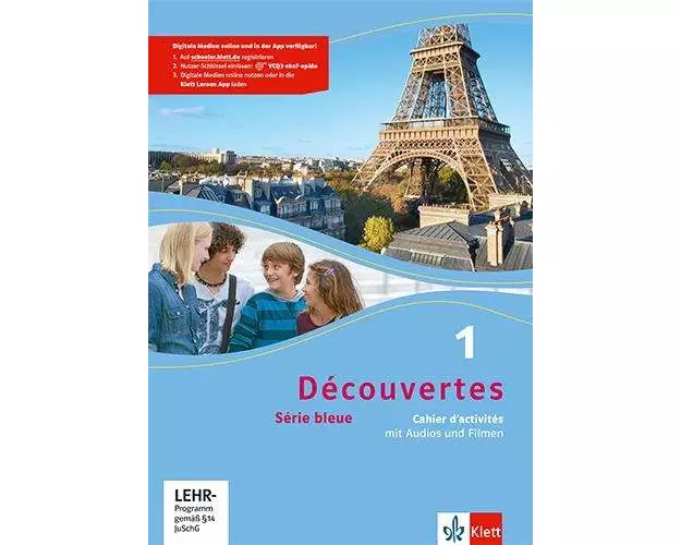 Découvertes Série bleue 1. Cahier d'activités mit Audios und Filmen 1. Lernjahr