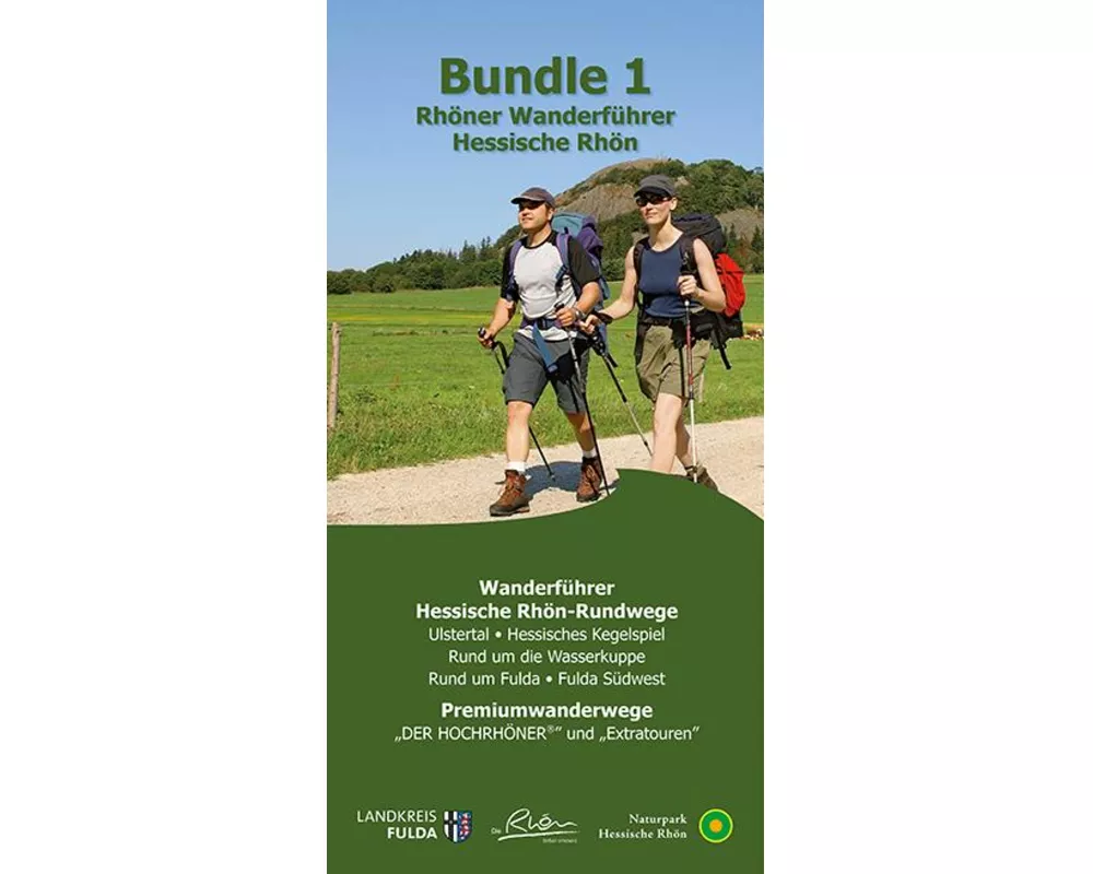 Bundle 1 Rhöner Wanderführer Hessische Rhön