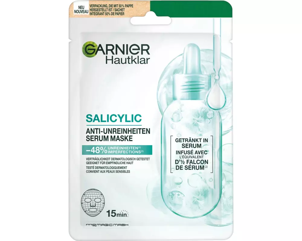 Garnier Maske Hautklar Salicylic Anti-Unreinheiten Serum 1 Stück
