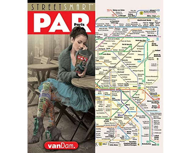 Streetsmart Paris Map by Vandam
