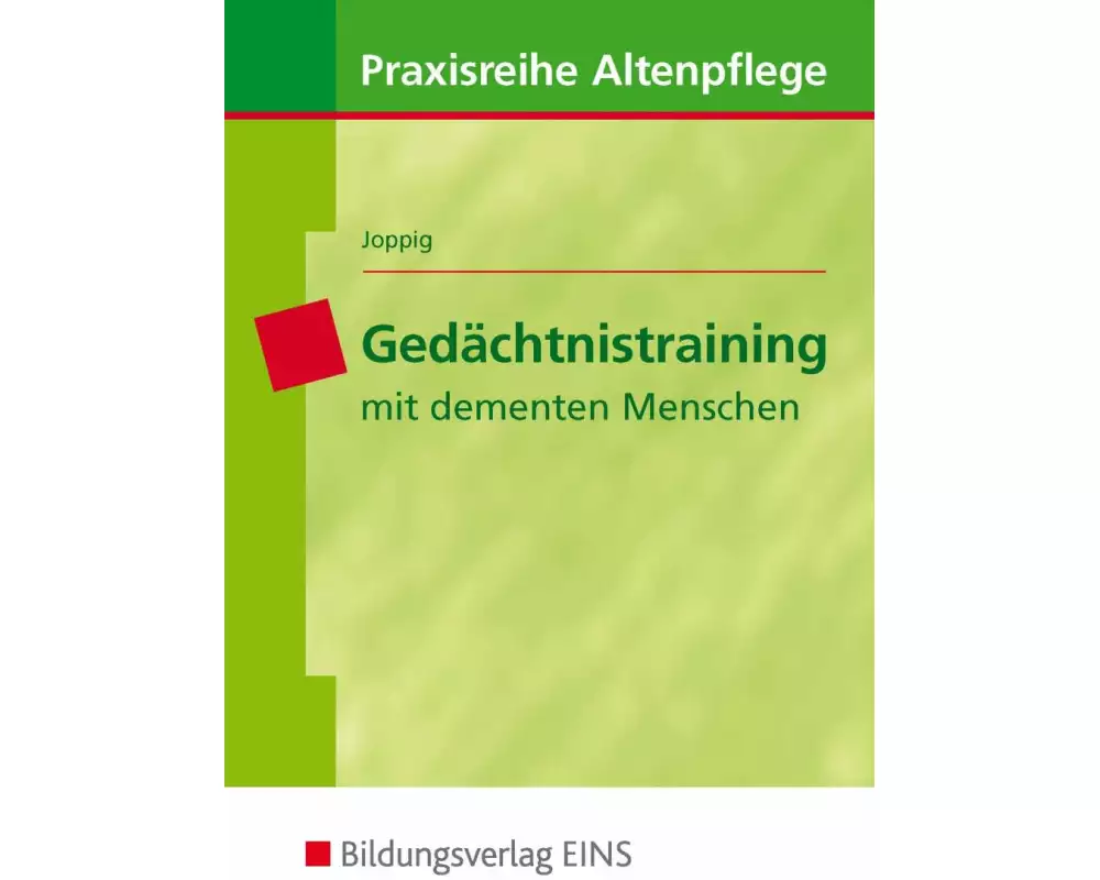 Gedächtnistraining mit dementen Menschen