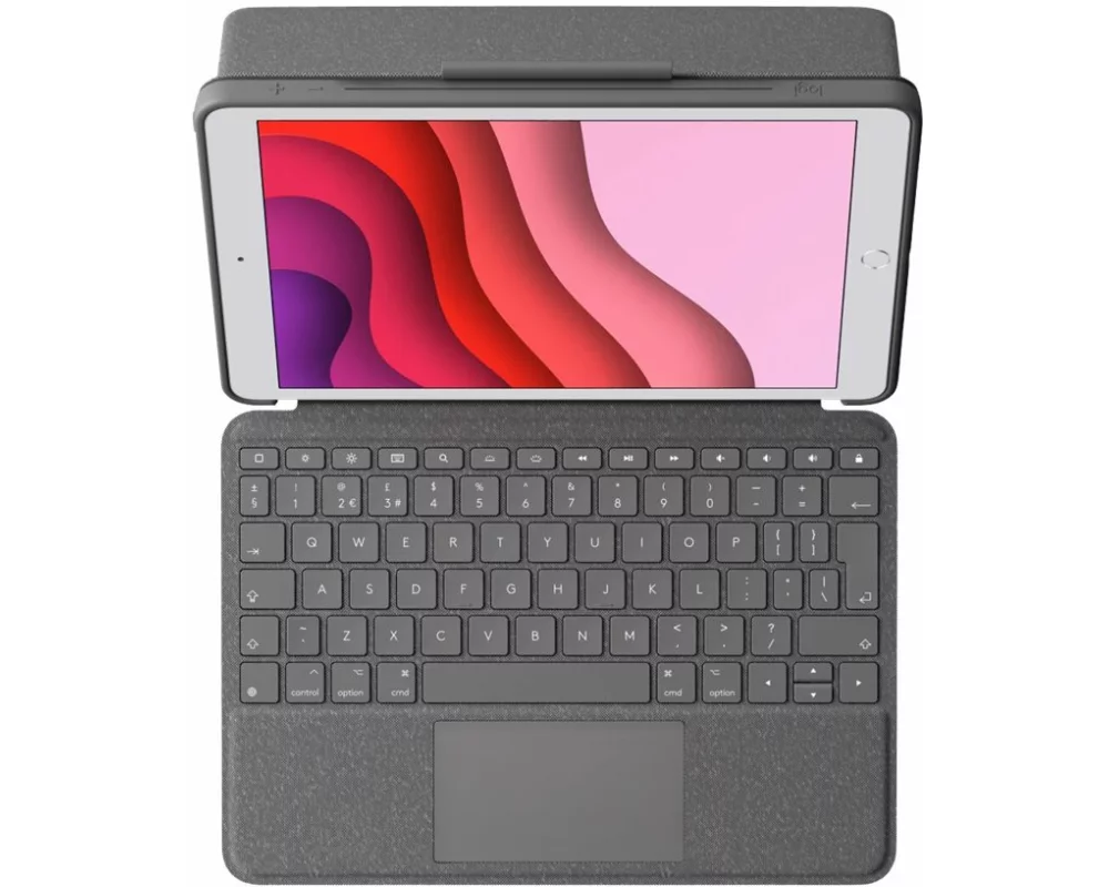 Logitech Combo Touch, for iPad, 10th gen - OXFORD GREY - (US) - INTNL-973