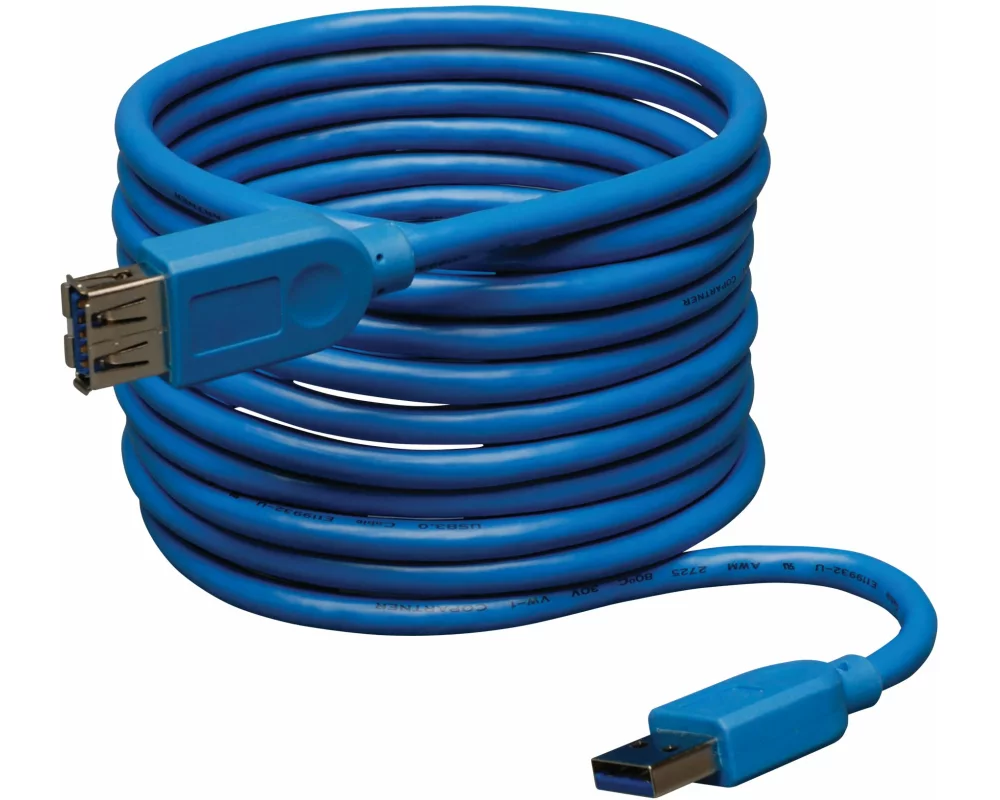 EATON TRIPPLITE USB 3.0, SuperSpeed Extension Cable, AA, M/F, 10ft. 3.05m
