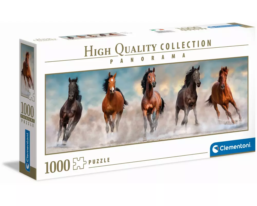 Clementoni Puzzle Panorama Pferde