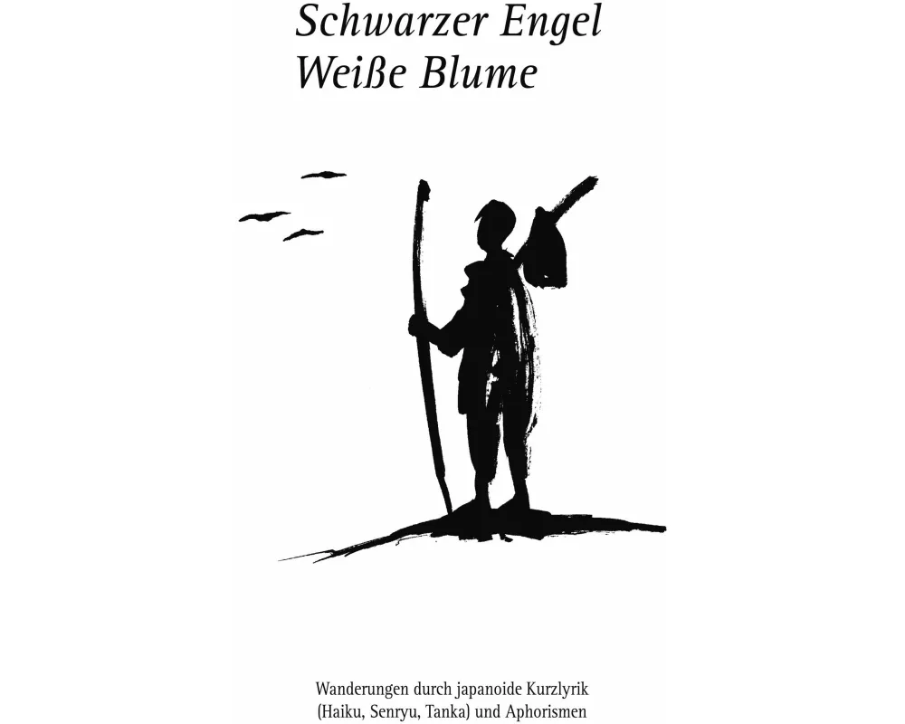 Schwarzer Engel Weiße Blume