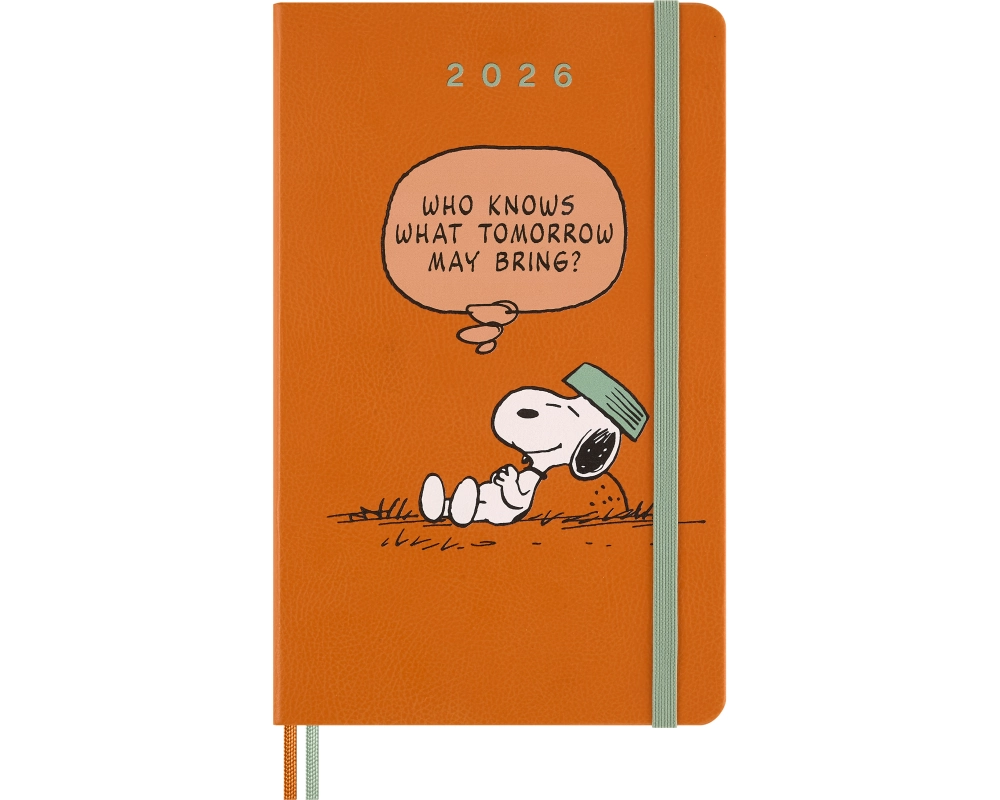 MOLESKINE Agenda Peanuts Large 2026 DHPE12WN3Y26 1W/2S orange HC 13x21cm