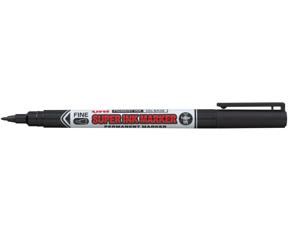 UNI-BALL Marker Super Ink 0.9mm PNA-125 schwarz, Rundspitze