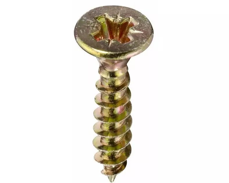 STRUCT Spanplattenschrauben Senkkopf 4.5 x 16 mm Stahl, 25 Stück