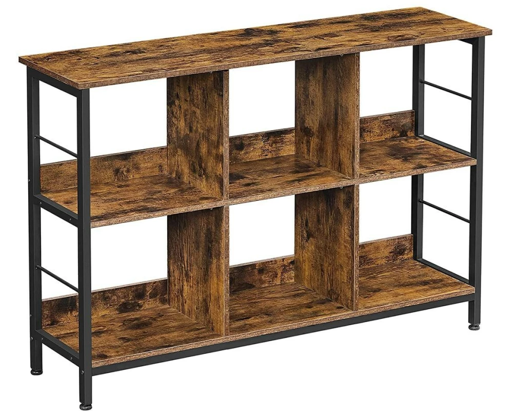 VASAGLE Regal Industrial Schwarz