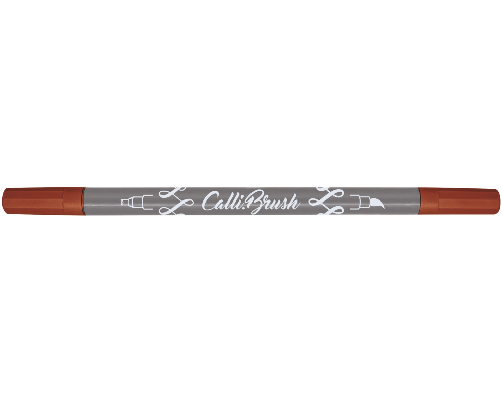 ONLINE Callibrush Pen Double Tip 2mm 19068/6 Aubergine