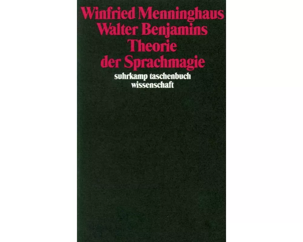Walter Benjamins Theorie der Sprachmagie