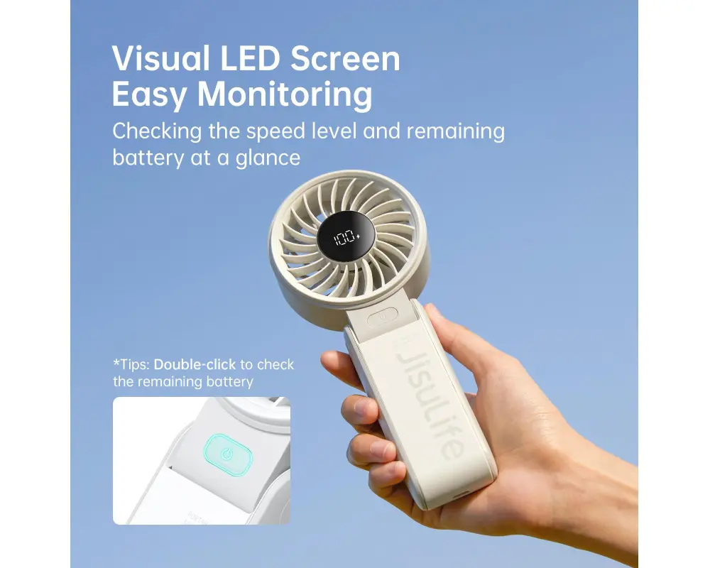 Jisulife Handventilator Fan 7 Grau