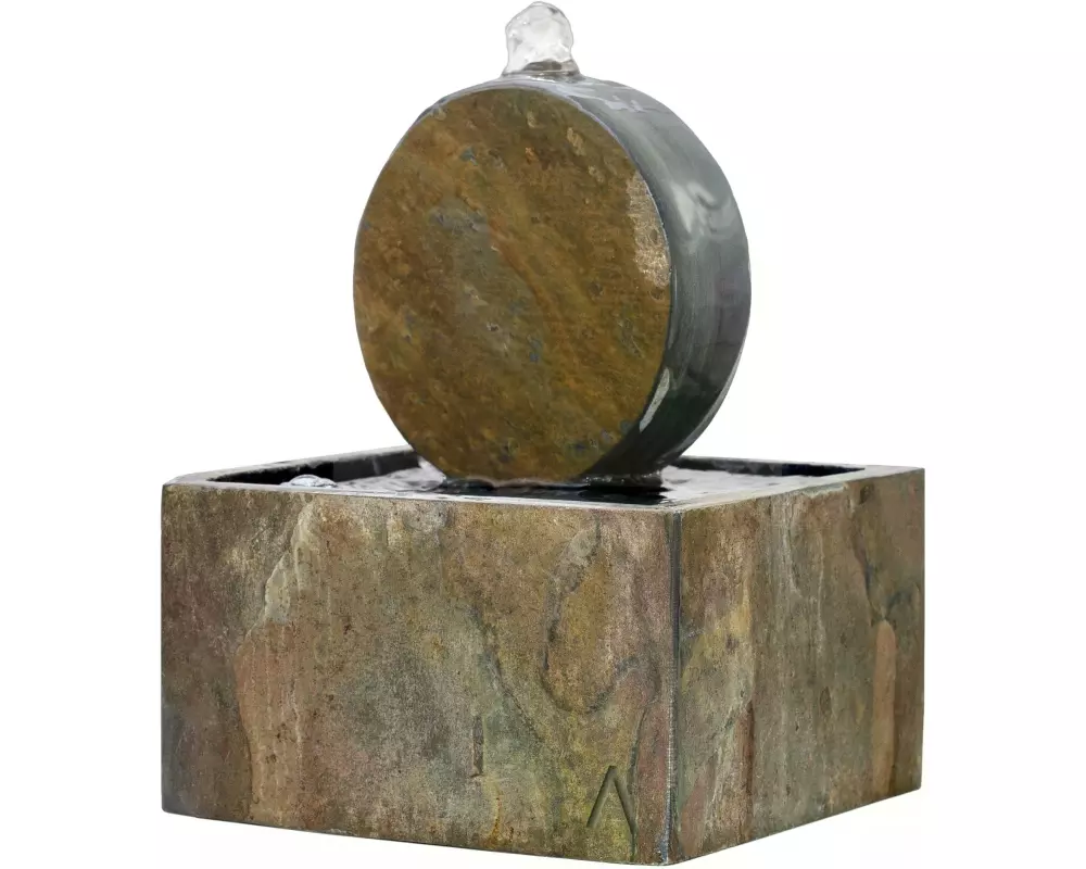 CLIMAQUA Zimmerbrunnen YUU aus Naturschiefer 20 cm