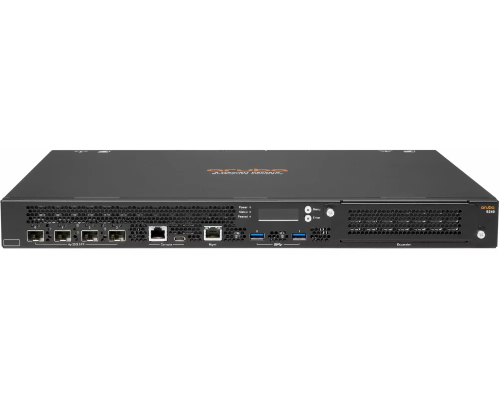 HPE Aruba 9240 Campus Gateway, RW, 4x SFP28, 1 Expansion Slot