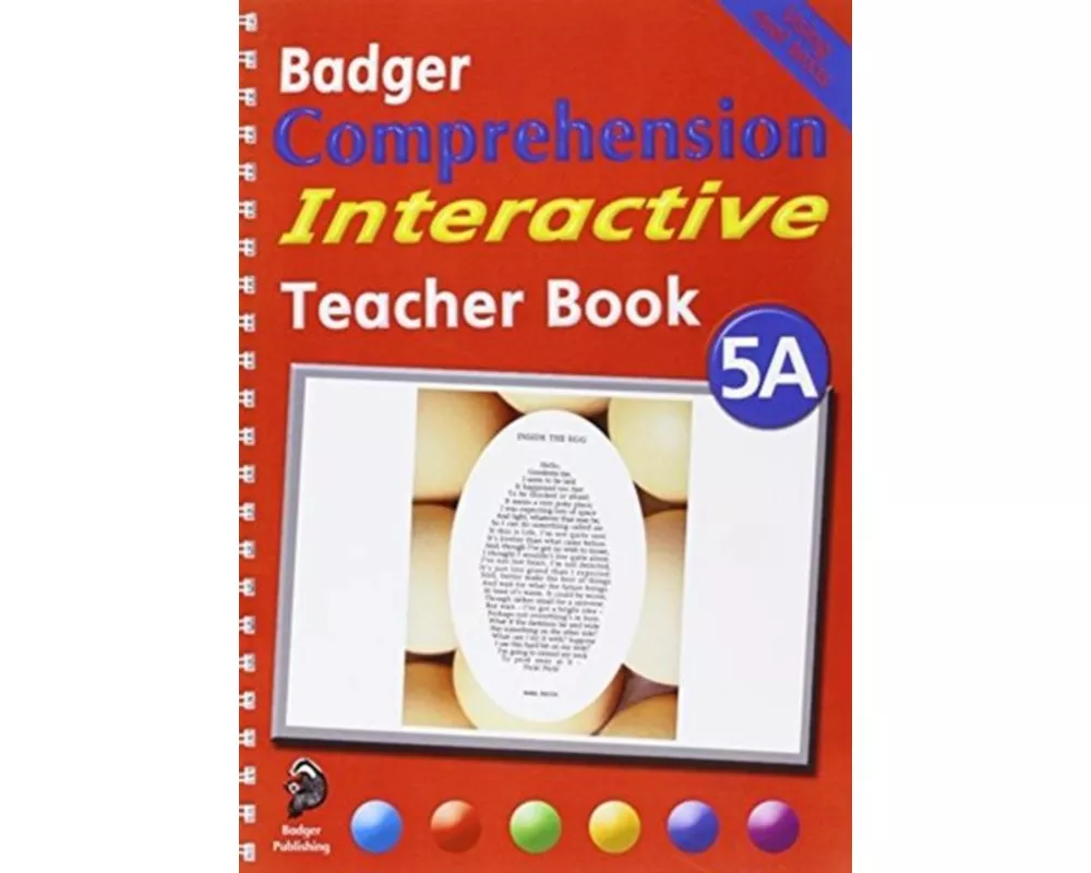 Badger Comprehension Interactive KS2: Teacher Book 5A