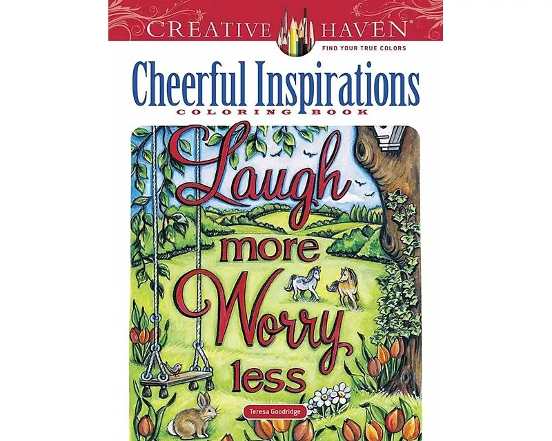 Creative Haven Cheerful Inspirations Coloring Book