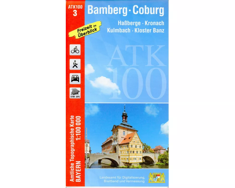 ATK100-3 Bamberg-Coburg (Amtliche Topographische Karte 1:100000)