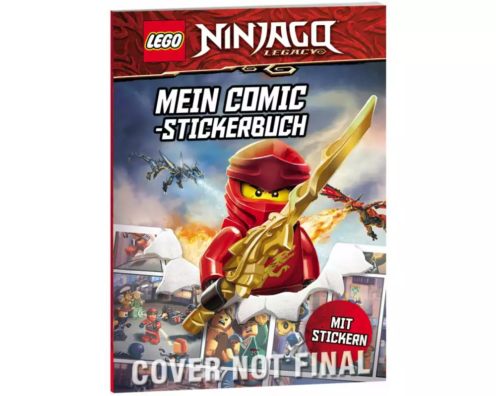 LEGO NINJAGO – Mein Comic-Stickerbuch