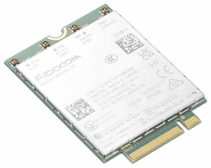 Lenovo ThinkPad Fibocom L860-GL-16 4G LTE CAT16 M.2 WWAN Module for X1 Carbon Gen 11