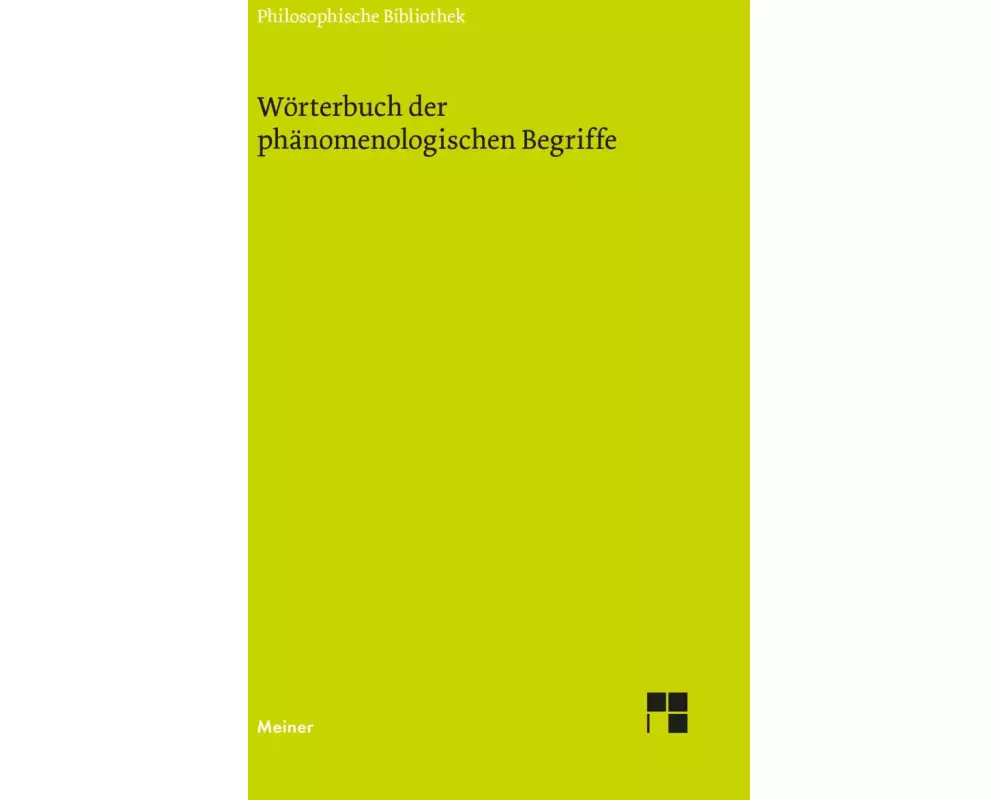 Wörterbuch der phänomenologischen Begriffe