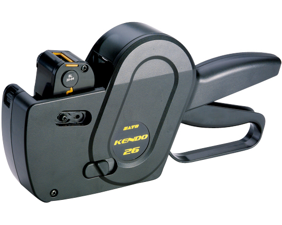 SATO Preisauszeichner KENDO 26 03010 schwarz, 26x12mm 10 Ziffern