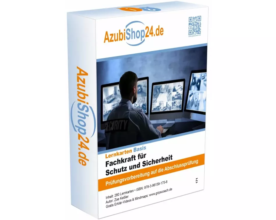 AzubiShop24.de Basis-Lernkarten Fachkraft für Schutz und Sicherheit Prüfung Prüfungsvorbereitung