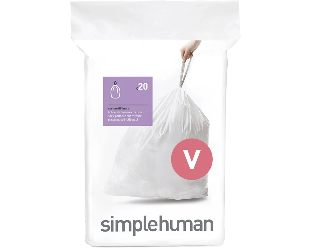 Simplehuman Müllbeutel Code V, 16-18 l, 100 Stück