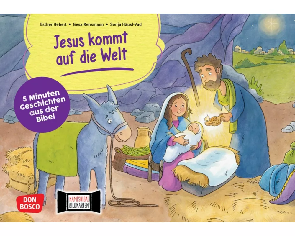 Jesus kommt auf die Welt. Kamishibai Bildkartenset
