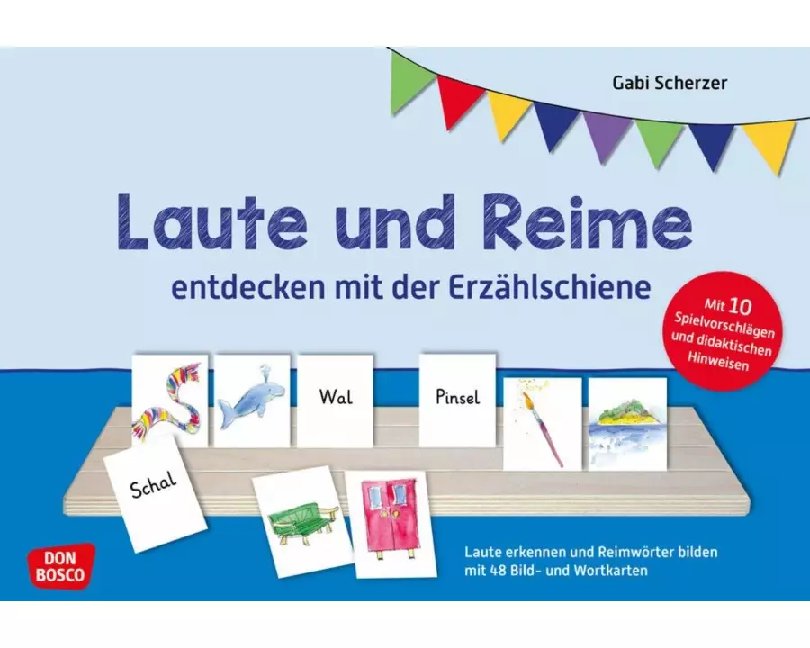 Laute und Reime entdecken mit der Erzählschiene. Erzählschienen-Figurenset