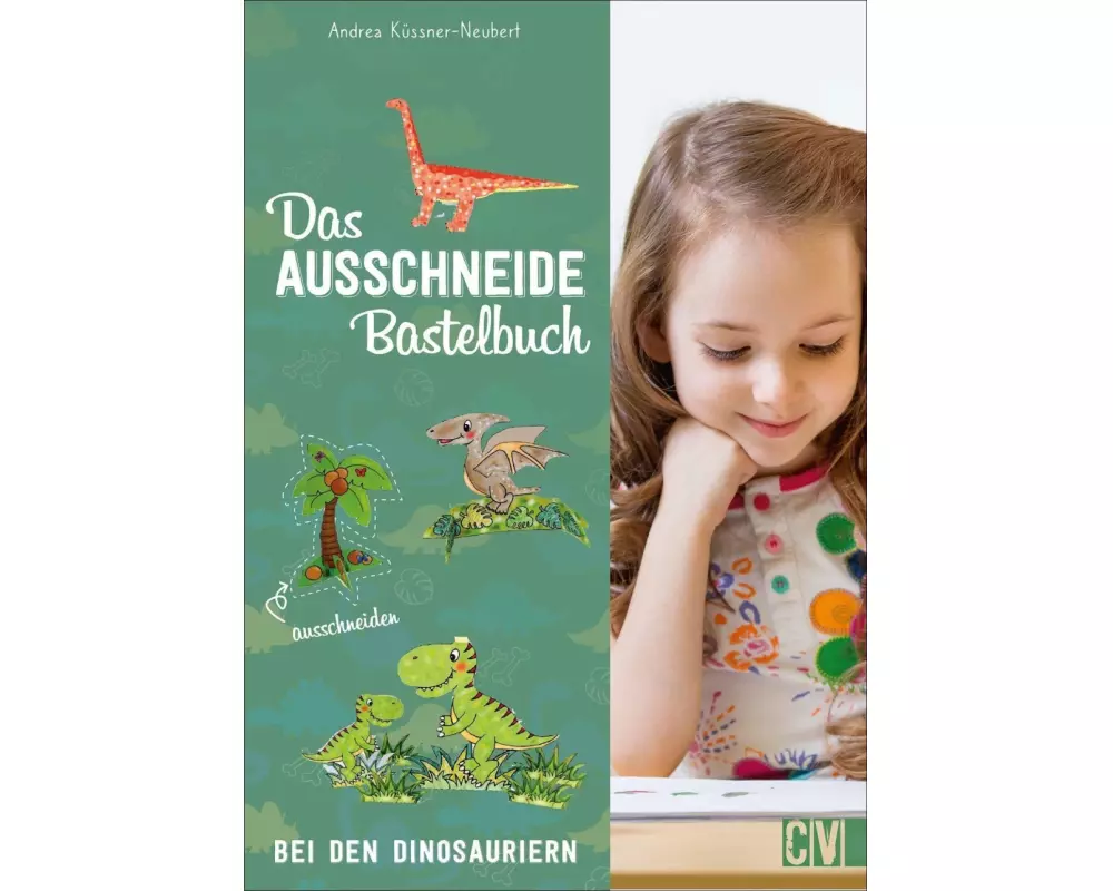 Das Ausschneide-Bastelbuch: Bei den Dinosauriern