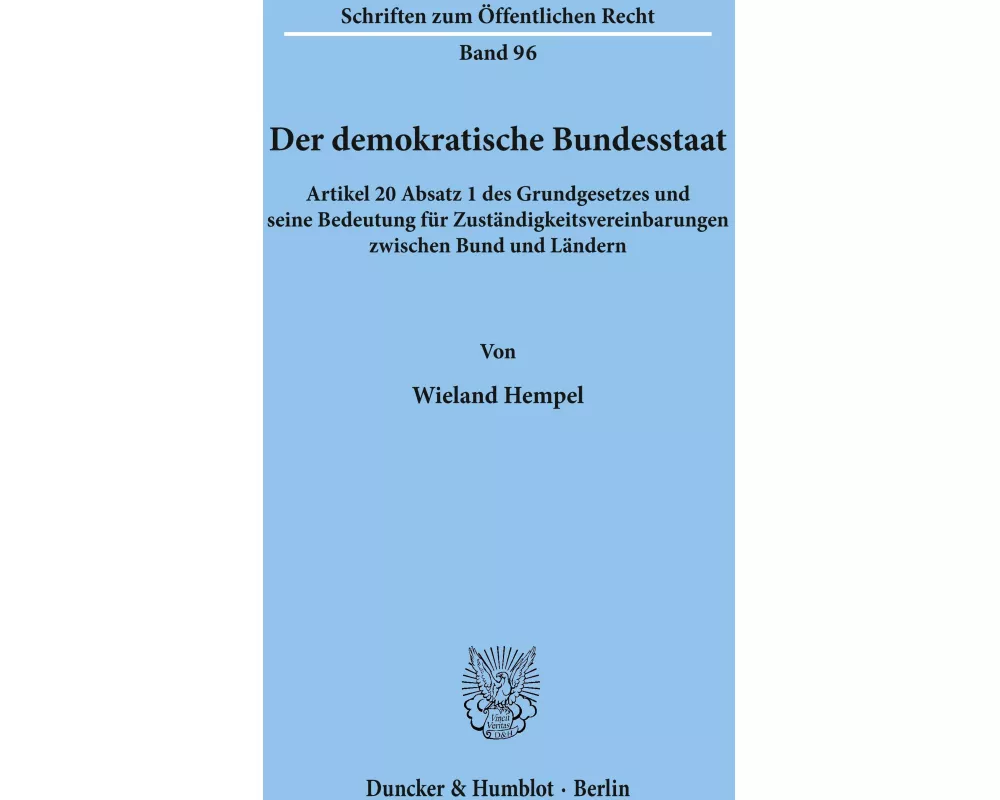 Der demokratische Bundesstaat