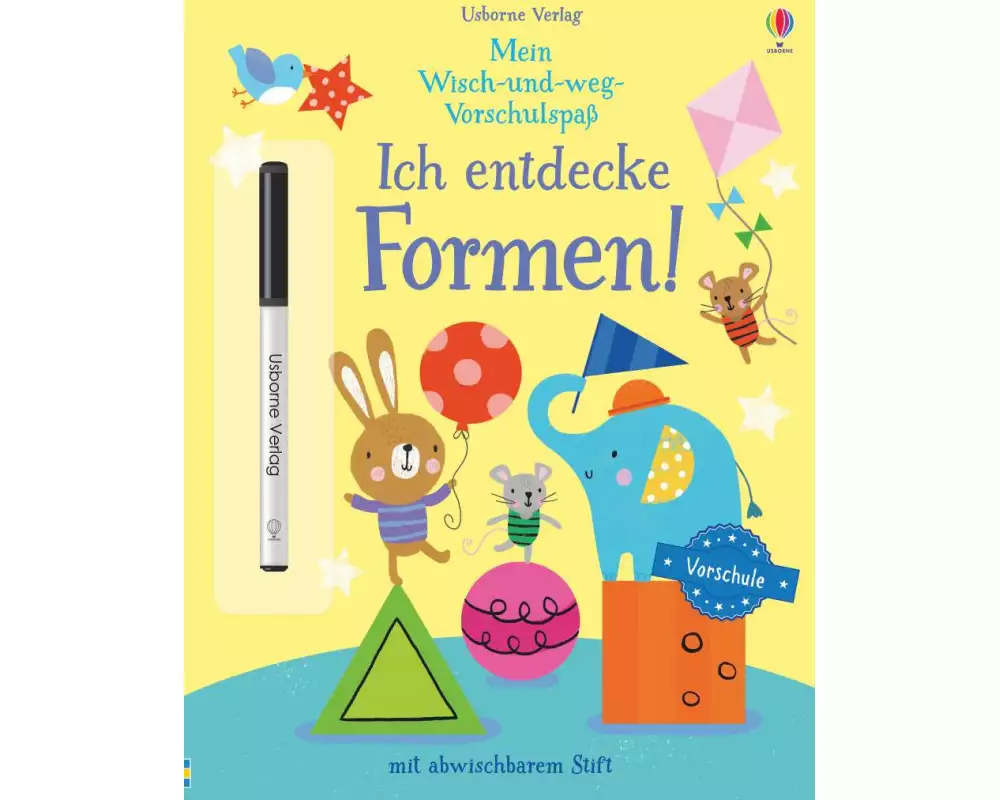 Mein Wisch-und-weg-Vorschulspaß: Ich entdecke Formen!