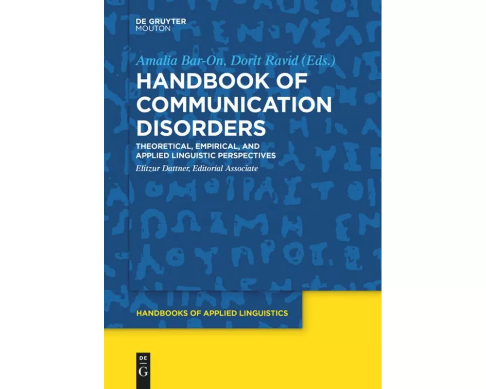 Handbook of Communication Disorders