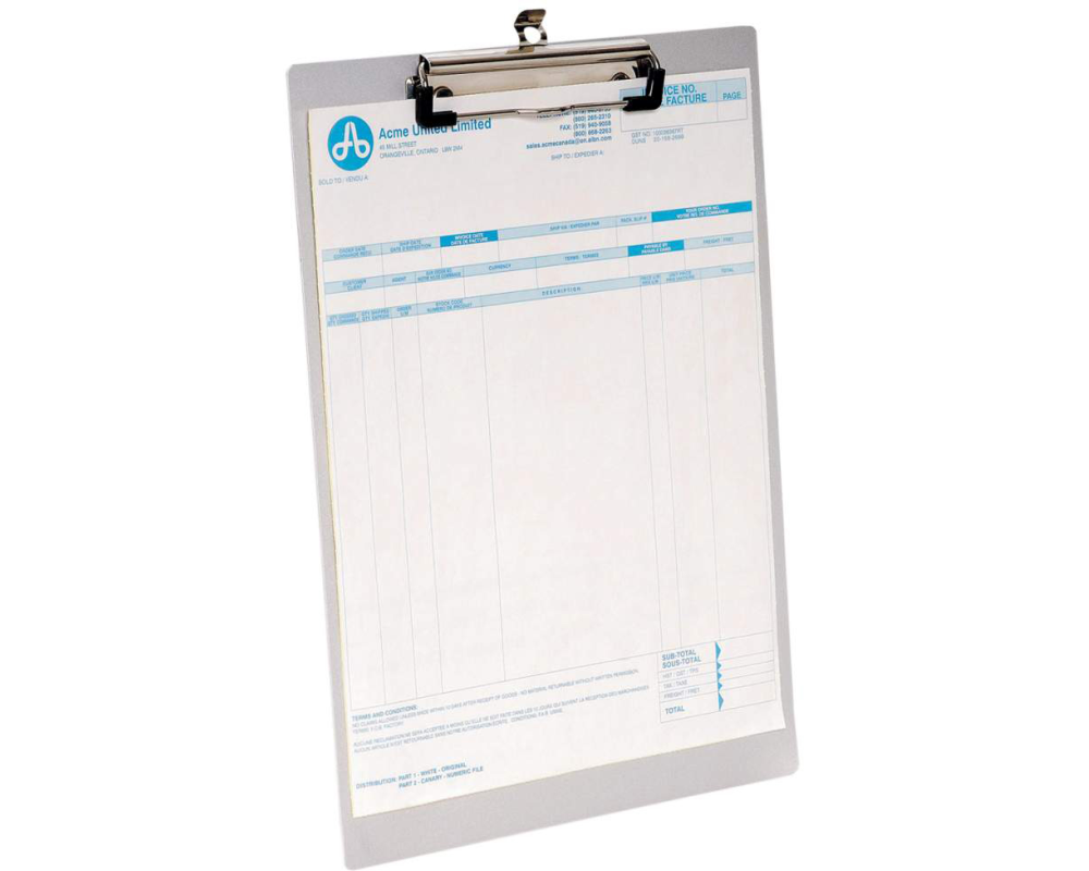 WESTCOTT Klemmbrett E17001 00 Aluminium