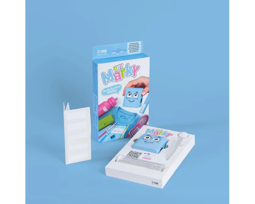 Colop Stempel Marky blau, 38 x 14 mm