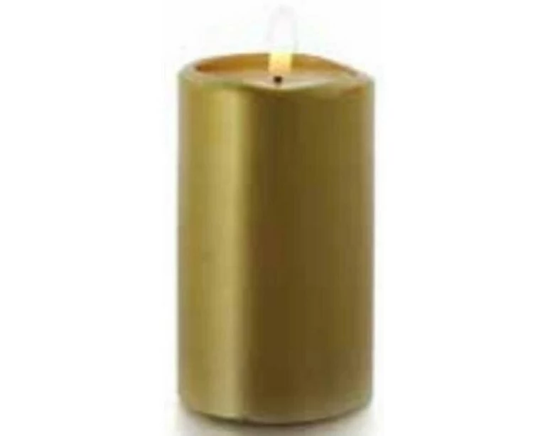 balthasar LED Kerze Novita mittel Gold