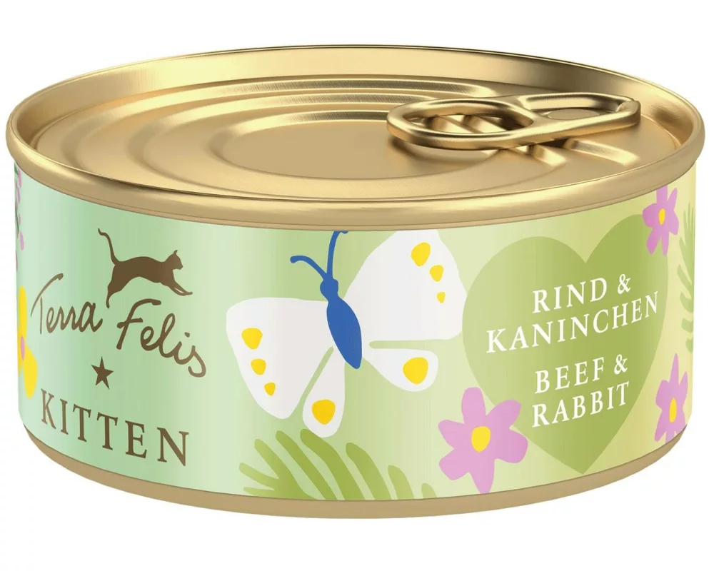 Terra Felis Nassfutter Kitten Rind & Kaninchen 70 g