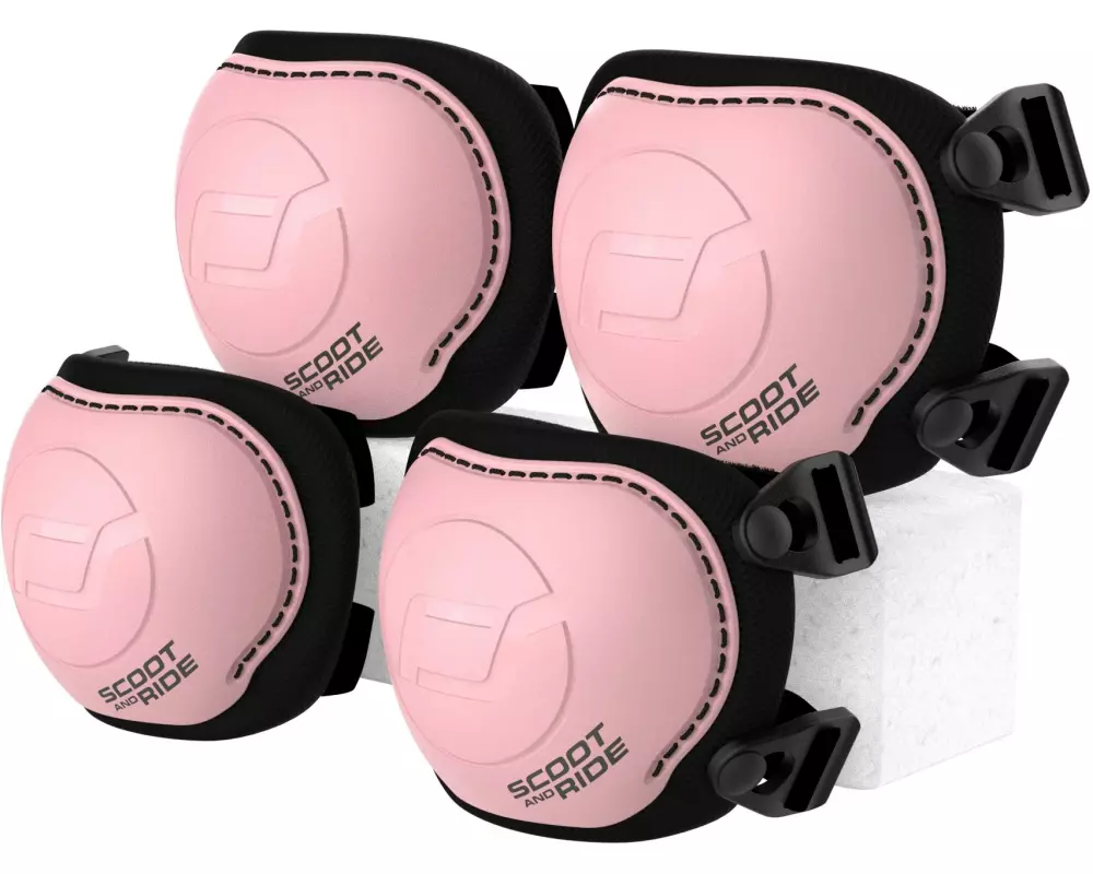 Scoot and Ride Knie- & Ellenbogenschoner Set S Rosa