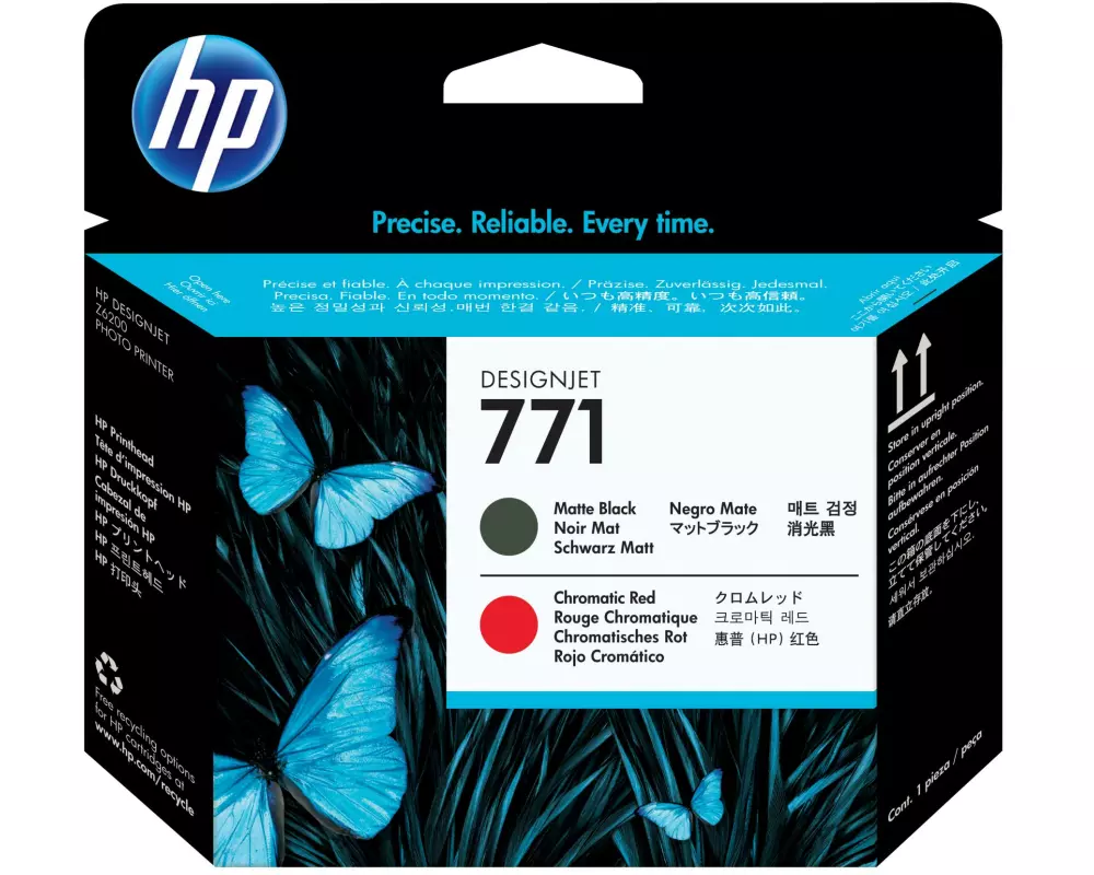 HP Druckkopf Nr. 771 (CE017A) Chromatic Red/Matte Black