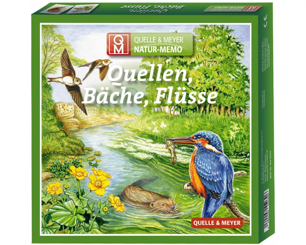 Natur-Memo "Quellen, Bäche, Flüsse"