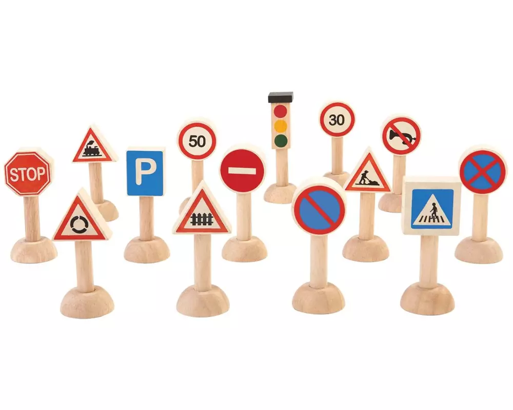 Plantoys PlanWorld Verkehrszeichen-Set Verkehrszeichen-Set