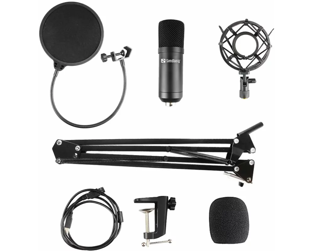 Sandberg Streamer USB Microphone Kit