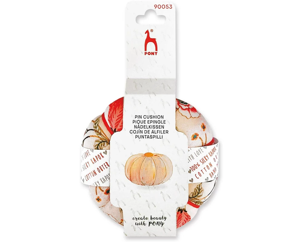 Pony Nadelkissen Kürbis