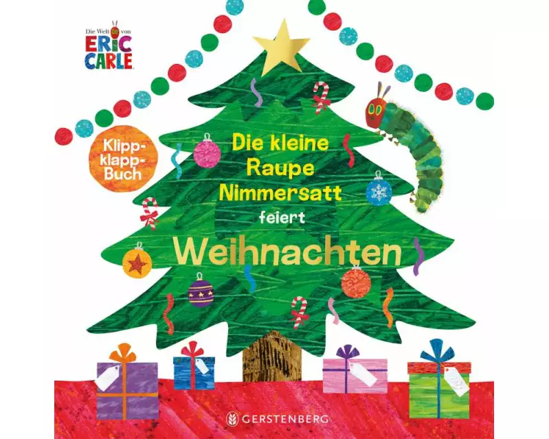 Die kleine Raupe Nimmersatt feiert Weihnachten